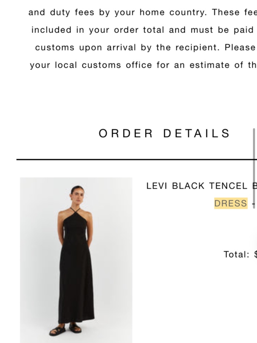 DISSH Levi Black Midi Dress in Size 2 - Picture 3 of 8